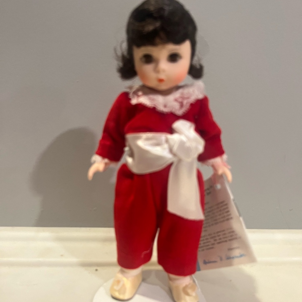 Madame Alexander Red Boy Doll with Velvet Romper